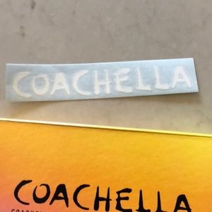 Coachella car sticker festival California